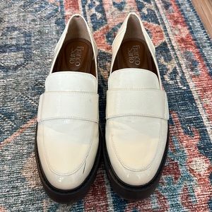 Franco Sarto off white loafers